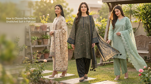 How to Choose the Perfect Unstitched Suit in Pakistan (Complete Guide 2026)