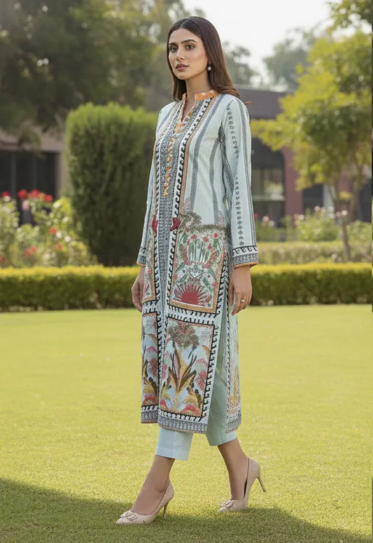 Sky Safari – 2 Piece Unstitched Suit