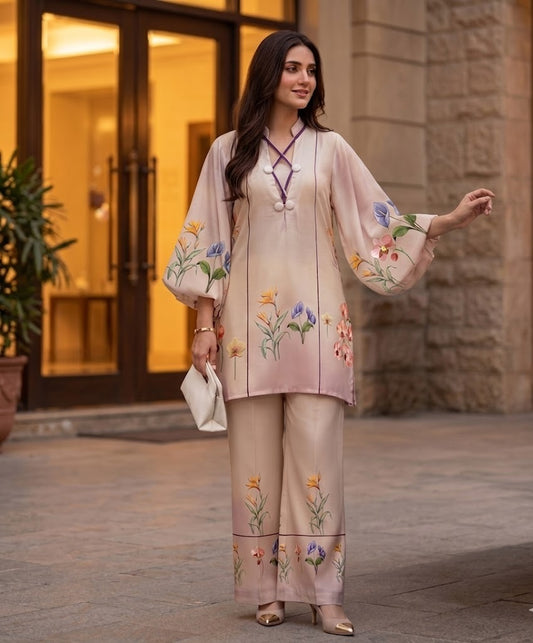 Orchid Blush – 2 Piece Unstitched Suit