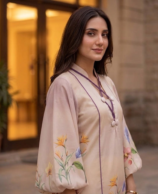 Orchid Blush – 2 Piece Unstitched Suit